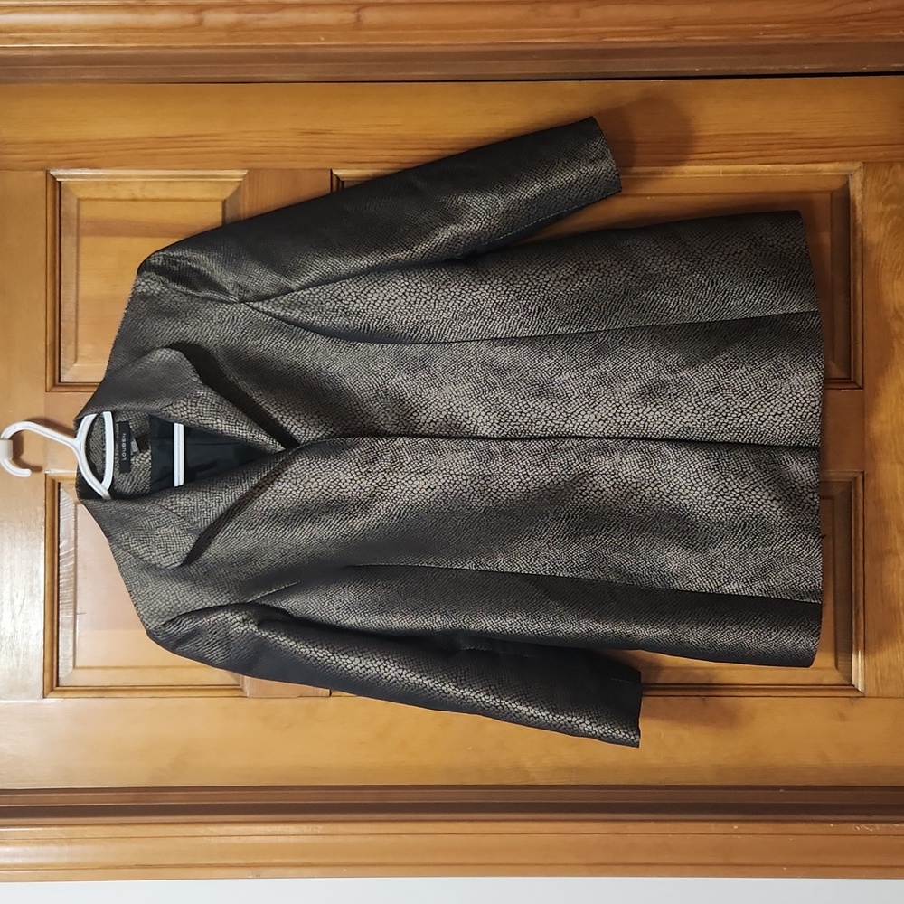 Louben Women's Size 6 Black/Gold Jacket, EUC